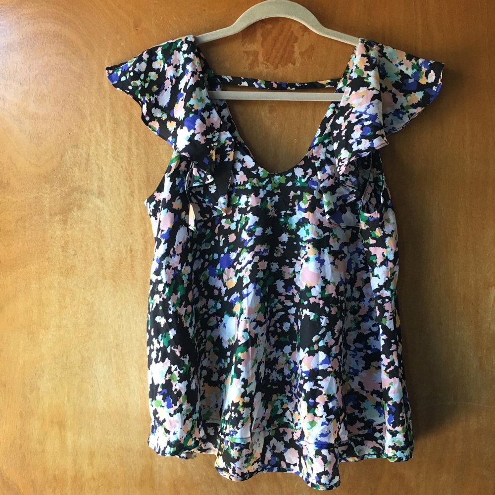 BCBG Floral top